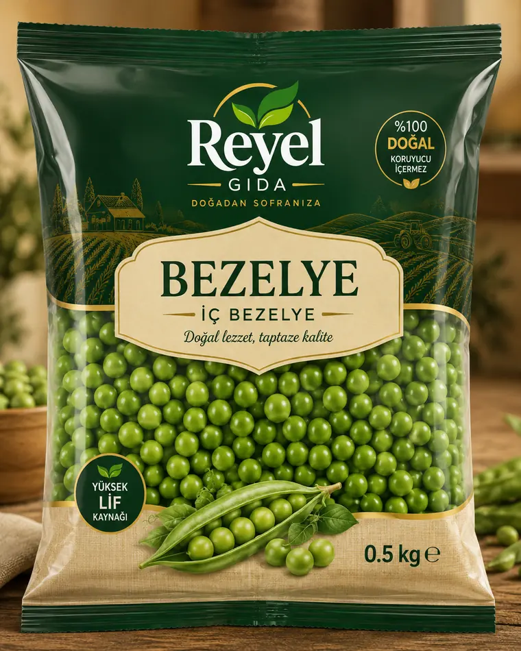 Reyel Gıda Peas 0.5 kg pack