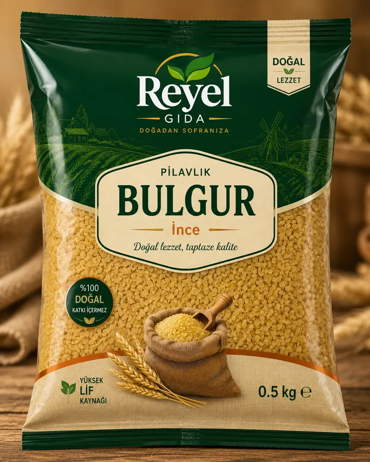 Reyel Gıda Bulgur 0.5 kg pack