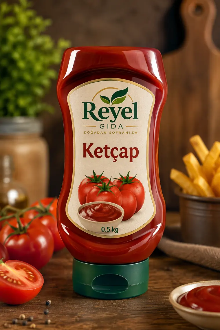 Reyel Gıda Ketchup 0.5 kg plastic bottle