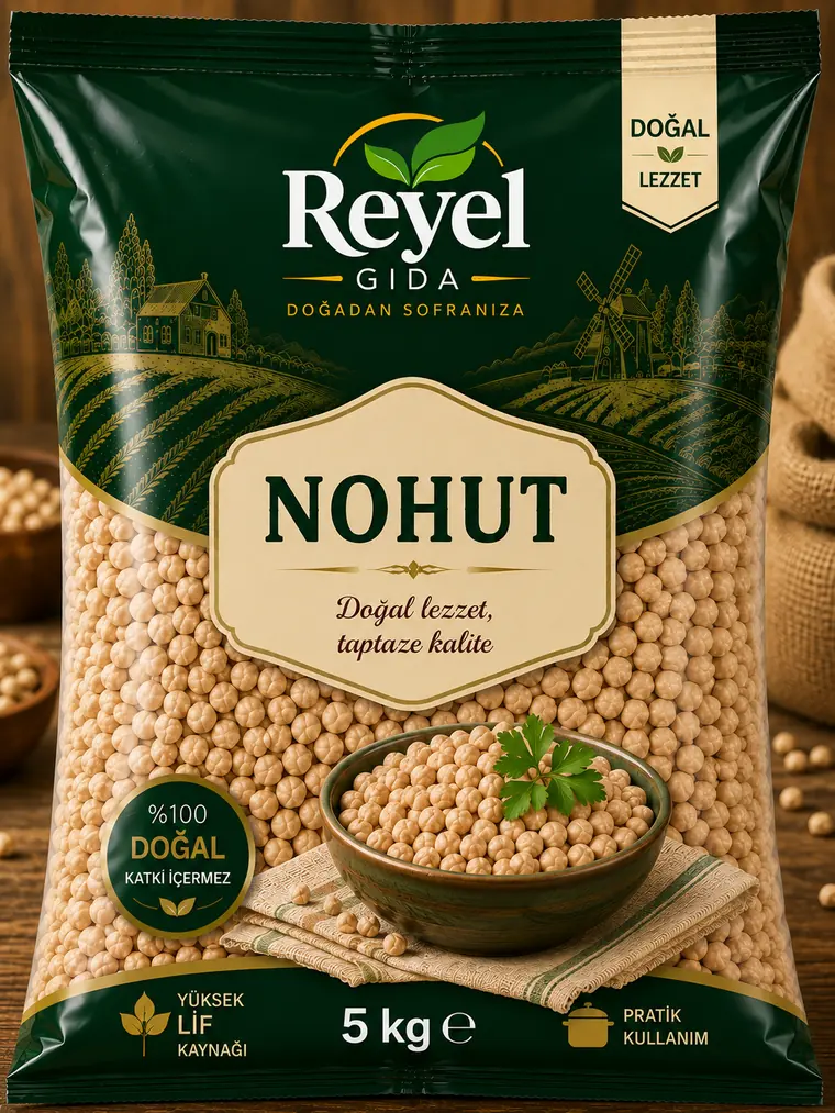 Reyel Gıda Chickpeas 5 kg pack